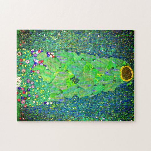 Gustav Klimt Sunflower Puzzle (Horizontal)