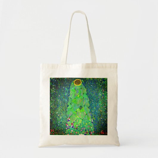 Gustav Klimt Sunflower Tragetasche (Vorne)