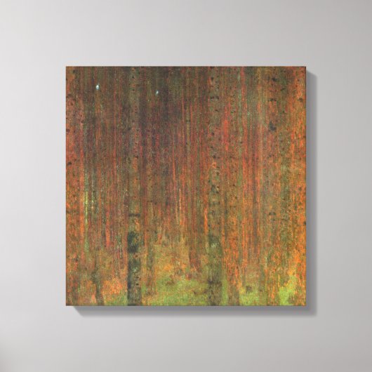 Gustav Klimt - Tannenwald II Leinwanddruck (Vorderseite)