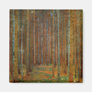 Gustav Klimt - Tannenwald Kiefernwald Magnet