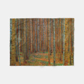 Gustav Klimt - Tannenwald Pinienwald Fleecedecke (Vorderseite (Horizontal))