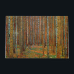 Gustav Klimt - Tannenwald Pinienwald Fußmatte<br><div class="desc">Tannenwald Pinienwald - Gustav Klimt,  Öl auf Leinwand,  1902</div>