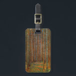 Gustav Klimt - Tannenwald Pinienwald Gepäckanhänger<br><div class="desc">Tannenwald Pinienwald - Gustav Klimt,  Öl auf Leinwand,  1902</div>