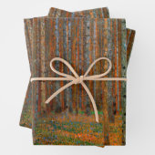 Gustav Klimt - Tannenwald Pinienwald Geschenkpapier Set (Beispiel)