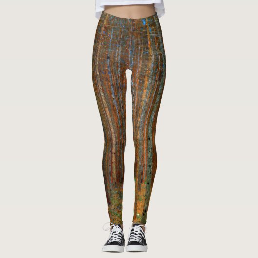 Gustav Klimt - Tannenwald Pinienwald Leggings (Vorderseite)