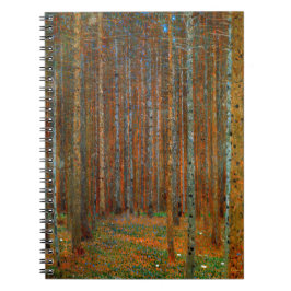 Gustav Klimt - Tannenwald Pinienwald Notizblock
