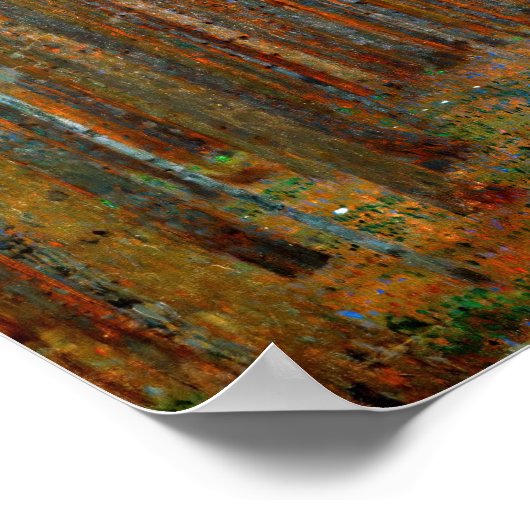 Gustav Klimt - Tannenwald Pinienwald Poster (Ecke)