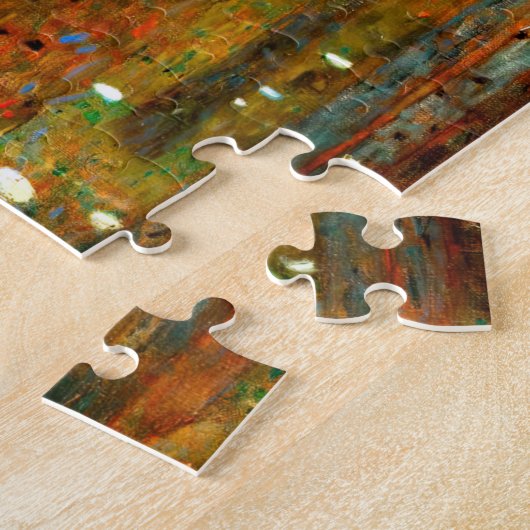 Gustav Klimt - Tannenwald Pinienwald Puzzle (Seite)