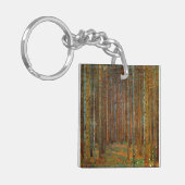 Gustav Klimt - Tannenwald Pinienwald Schlüsselanhänger (Vorderseite links)