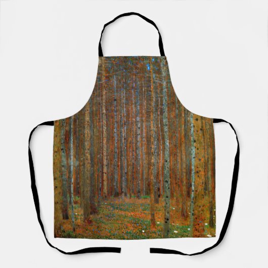 Gustav Klimt - Tannenwald Pinienwald Schürze (Vorderseite)