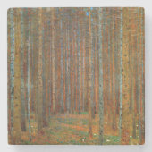 Gustav Klimt - Tannenwald Pinienwald Steinuntersetzer (Vorderseite)
