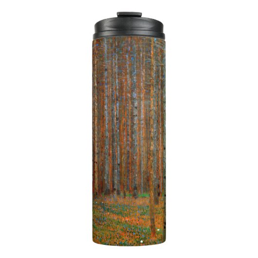 Gustav Klimt - Tannenwald Pinienwald Thermosbecher (Vorderseite)