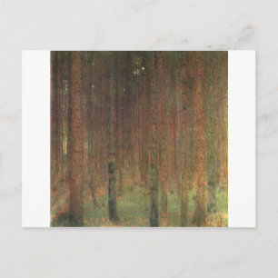 Gustav Klimt - Tannenwald Postkarte