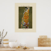 Gustav Klimt The Hope II 1907-1908 Poster Print (Küche)