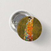 Gustav Klimt The Hope II, Die Hoffnung II Button (Vorne & Hinten)