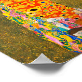 Gustav Klimt The Hope II, Die Hoffnung II Poster (Ecke)