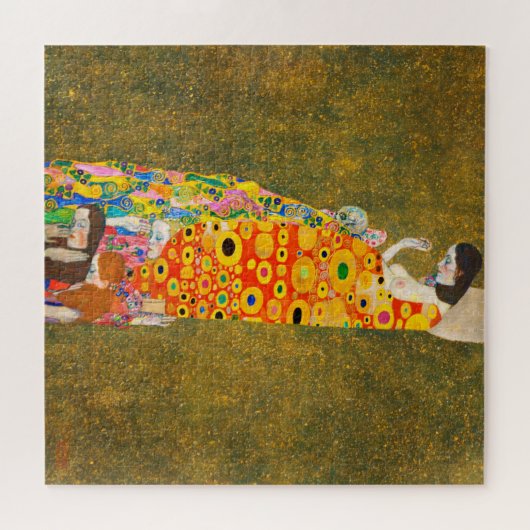 Gustav Klimt The Hope II, Die Hoffnung II Puzzle (Horizontal)