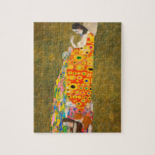 Gustav Klimt The Hope II, Die Hoffnung II Puzzle