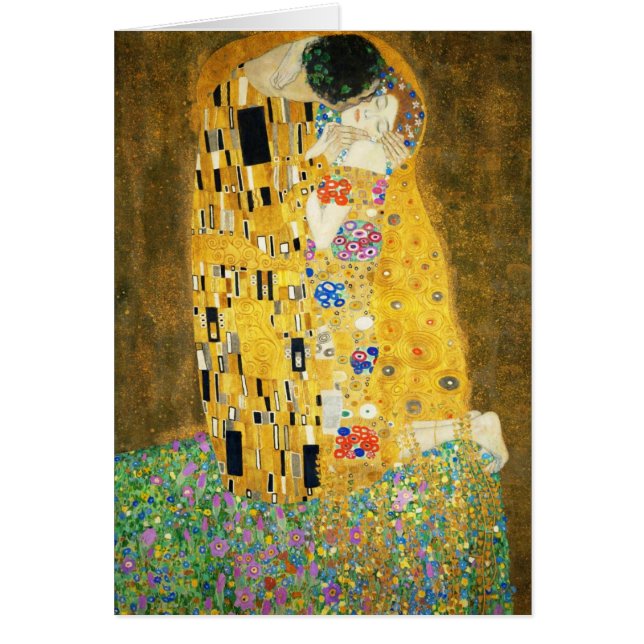 Gustav Klimt The Kiss (Vorne)