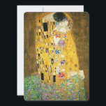 Gustav Klimt The Kiss<br><div class="desc">Gustav Klimt Die Vintage Jugendstil-Malerei Der Kuss wurde zwischen 1907 und 1908, dem Höhepunkt seiner Goldenen Periode, vom österreichischen Symbolik-Maler Gustav Klimt gemalt, als er eine Reihe von Werken in einem ähnlich vergoldeten Stil malte. Das Gemälde gilt weithin als Meisterwerk der frühen Moderne. Es ist ein Symbol des Wiener Jugendstils...</div>