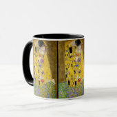 Gustav Klimt – The Kiss – Custom Text Tasse (Vorderseite Links)