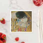 Gustav Klimt-The Kiss(Detail) | Gold Leaf Kunstwer Serviette (Beispiel)