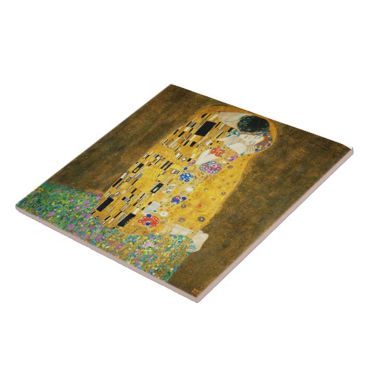 Gustav Klimt The Kiss Fliese (Seite)