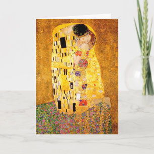 Gustav Klimt "The Kiss" Karte