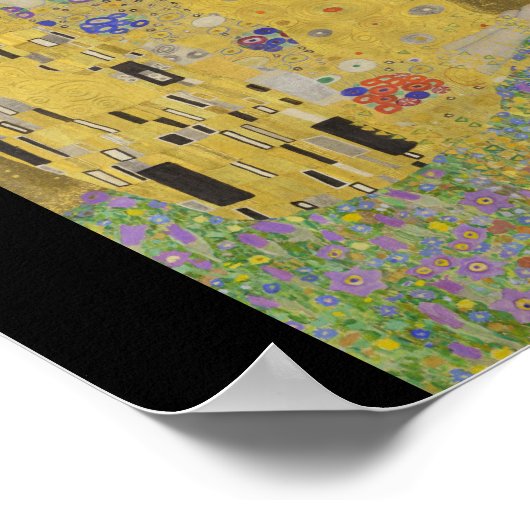 Gustav Klimt – The Kiss – Le Baiser Poster (Ecke)