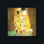 Gustav Klimt The Kiss Leinwanddruck<br><div class="desc">Gustav Klimt Die Vintage Jugendstil-Malerei Der Kuss wurde zwischen 1907 und 1908, dem Höhepunkt seiner Goldenen Periode, vom österreichischen Symbolik-Maler Gustav Klimt gemalt, als er eine Reihe von Werken in einem ähnlich vergoldeten Stil malte. Das Gemälde gilt weithin als Meisterwerk der frühen Moderne. Es ist ein Symbol des Wiener Jugendstils...</div>