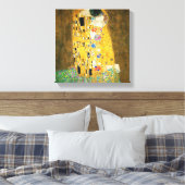 Gustav Klimt The Kiss Leinwanddruck (Insitu (Schlafzimmer))