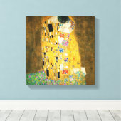 Gustav Klimt The Kiss Leinwanddruck (Insitu (Holzboden))