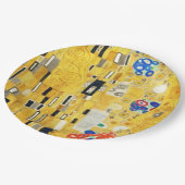Gustav Klimt The Kiss Pappteller (Schrägansicht)