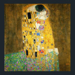 Gustav Klimt The Kiss Poster<br><div class="desc">Gustav Klimt Die Vintage Jugendstil-Malerei Der Kuss wurde zwischen 1907 und 1908, dem Höhepunkt seiner Goldenen Periode, vom österreichischen Symbolik-Maler Gustav Klimt gemalt, als er eine Reihe von Werken in einem ähnlich vergoldeten Stil malte. Das Gemälde gilt weithin als Meisterwerk der frühen Moderne. Es ist ein Symbol des Wiener Jugendstils...</div>