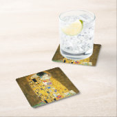 Gustav Klimt The Kiss Rechteckiger Pappuntersetzer (Vor Ort)