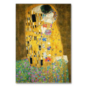 Gustav Klimt The Kiss Tischnummer (Vorderseite)
