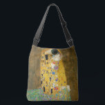 Gustav Klimt The Kiss Tragetaschen Mit Langen Trägern<br><div class="desc">Gustav Klimt Die Vintage Jugendstil-Malerei Der Kuss wurde zwischen 1907 und 1908, dem Höhepunkt seiner Goldenen Periode, vom österreichischen Symbolik-Maler Gustav Klimt gemalt, als er eine Reihe von Werken in einem ähnlich vergoldeten Stil malte. Das Gemälde gilt weithin als Meisterwerk der frühen Moderne. Es ist ein Symbol des Wiener Jugendstils...</div>