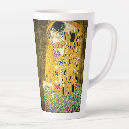Gustav Klimt - The Kiss / Valentine's Day Milchtasse (Rechts)