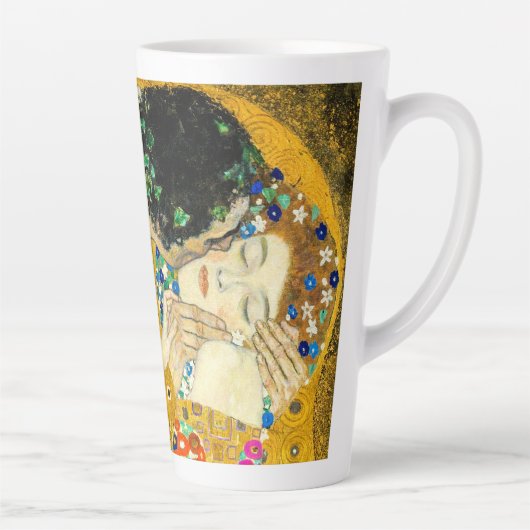 Gustav Klimt - The Kiss / Valentine's Day Milchtasse (Rechts)