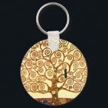 Gustav Klimt The Tree of Life Fine Art Schlüsselanhänger<br><div class="desc">Gustav Klimt The Tree of Life Fine Art Keychain</div>