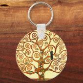 Gustav Klimt The Tree of Life Fine Art Schlüsselanhänger (Vorderseite)