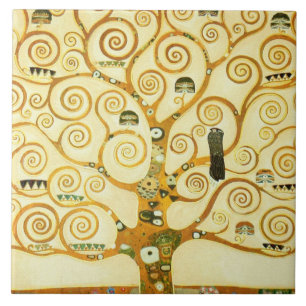 Gustav Klimt The Tree of Life Vintage Art New Fliese