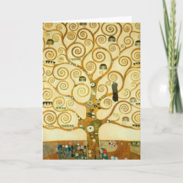 Gustav Klimt The Tree of Life Vintage Art New Karte