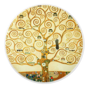 Gustav Klimt The Tree of Life Vintage Art New Keramikknauf