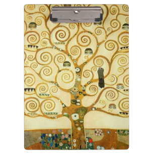 Gustav Klimt The Tree of Life Vintage Art New Klemmbrett