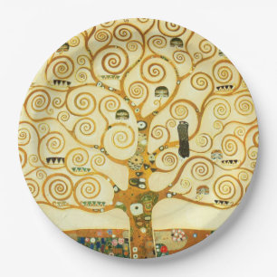Gustav Klimt The Tree of Life Vintage Art New Pappteller