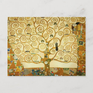 Gustav Klimt The Tree of Life Vintage Art New Postkarte