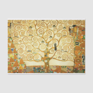 Gustav Klimt The Tree of Life Vintage Art New Seidenpapier