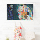 Gustav Klimt - Tod und Leben Banner (Insitu)
