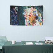 Gustav Klimt - Tod und Leben Banner (Messeveranstaltung)
